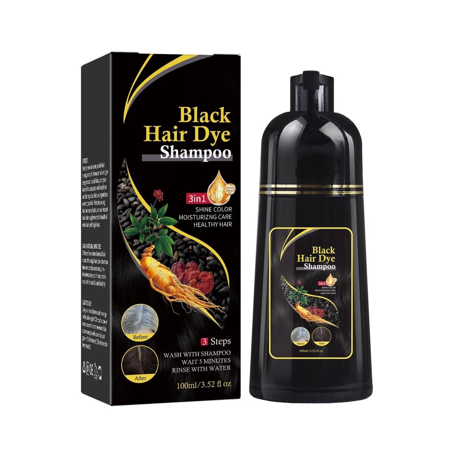 Black Hair Shampoo Dye