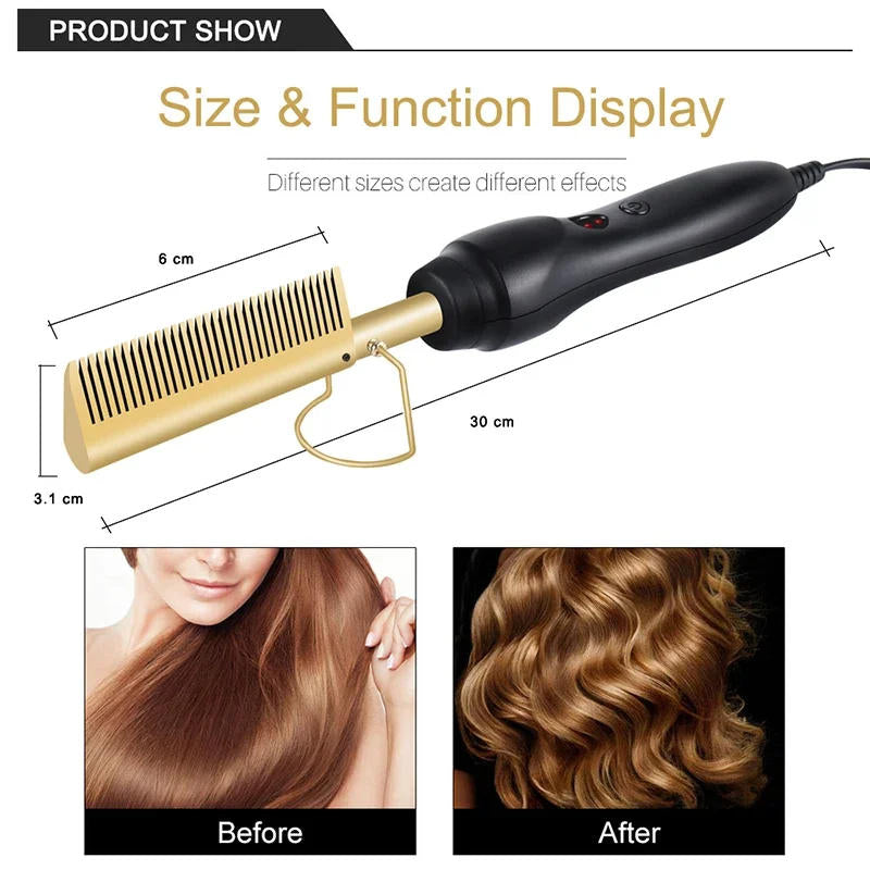 Hot Comb For Black Hair Thick And Coarse Hair