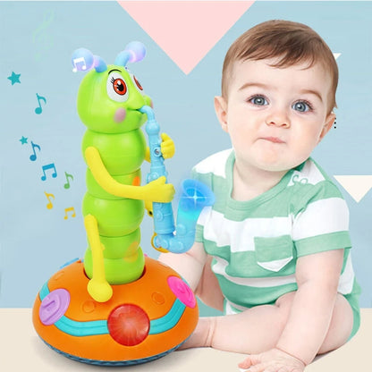 Musical Dancing Saxophone Caterpillar Toy