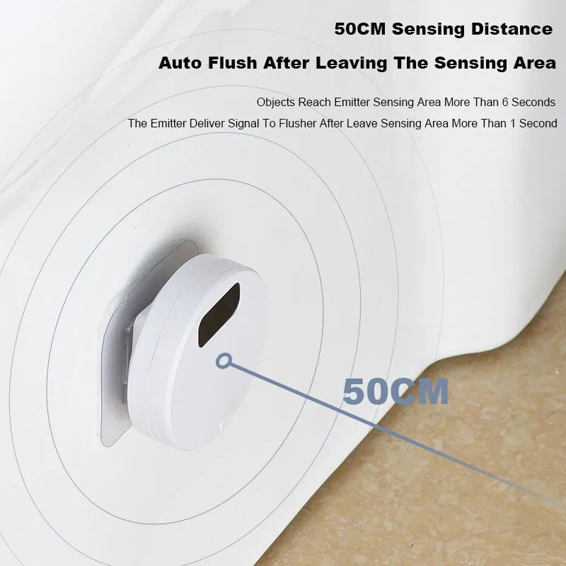 Smart Infrared Sensor Toilet Flusher