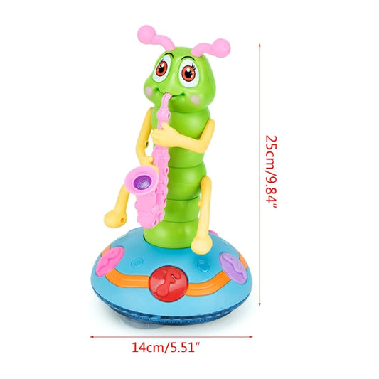 Musical Dancing Saxophone Caterpillar Toy