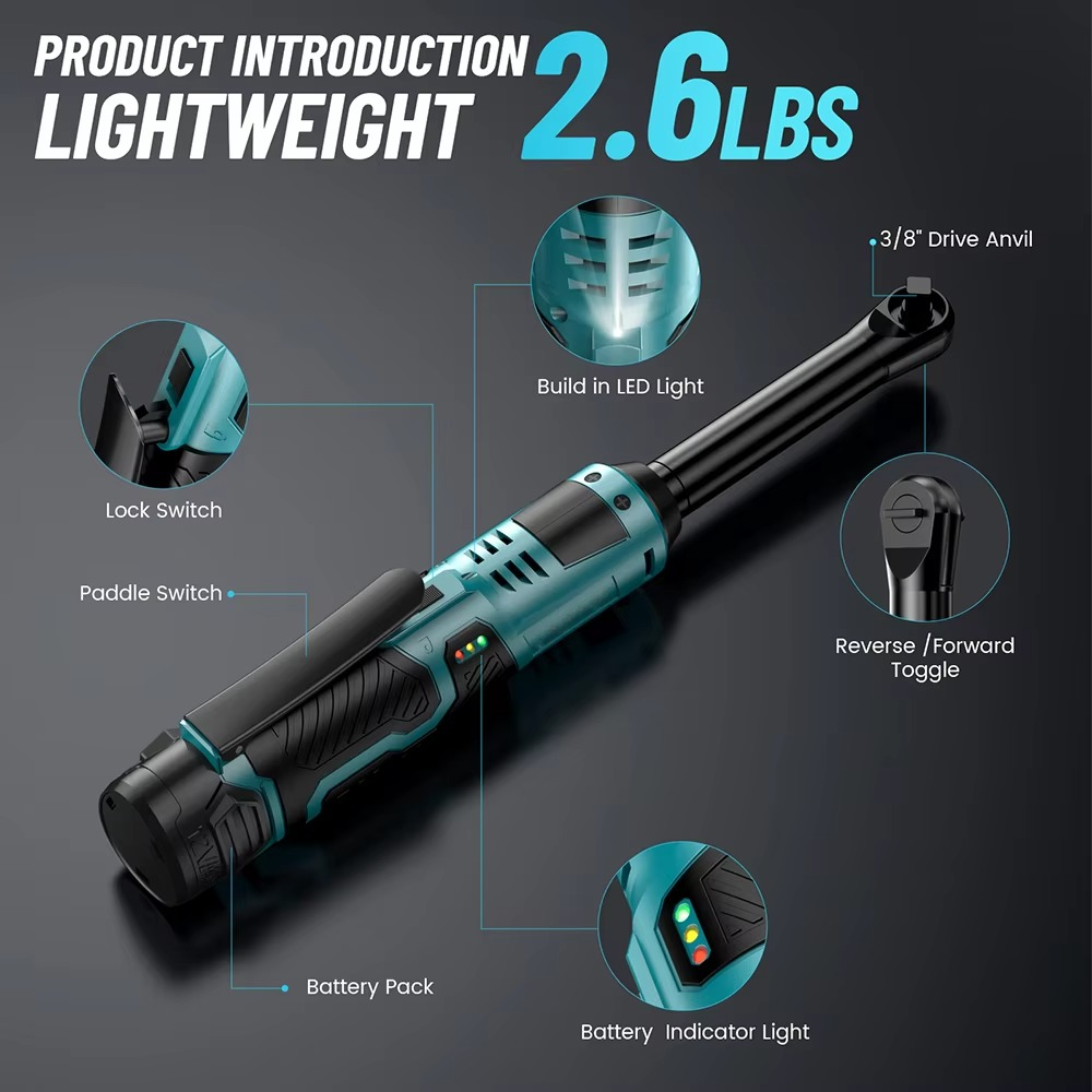 Electric Wrench Ratchet