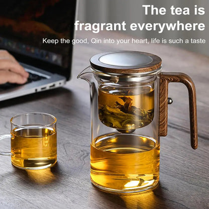 Water Separation Glass Teapot