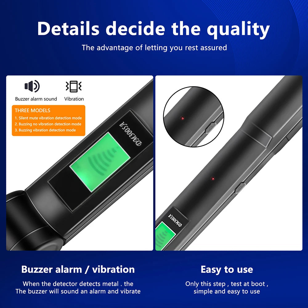 High-Sensitivity Handheld Metal Detector
