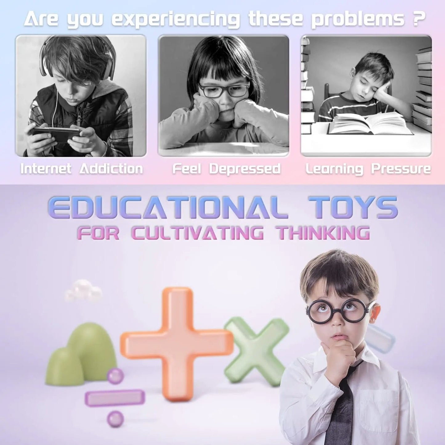 Rotating Magic Bean Fidget Toy (Random Color)