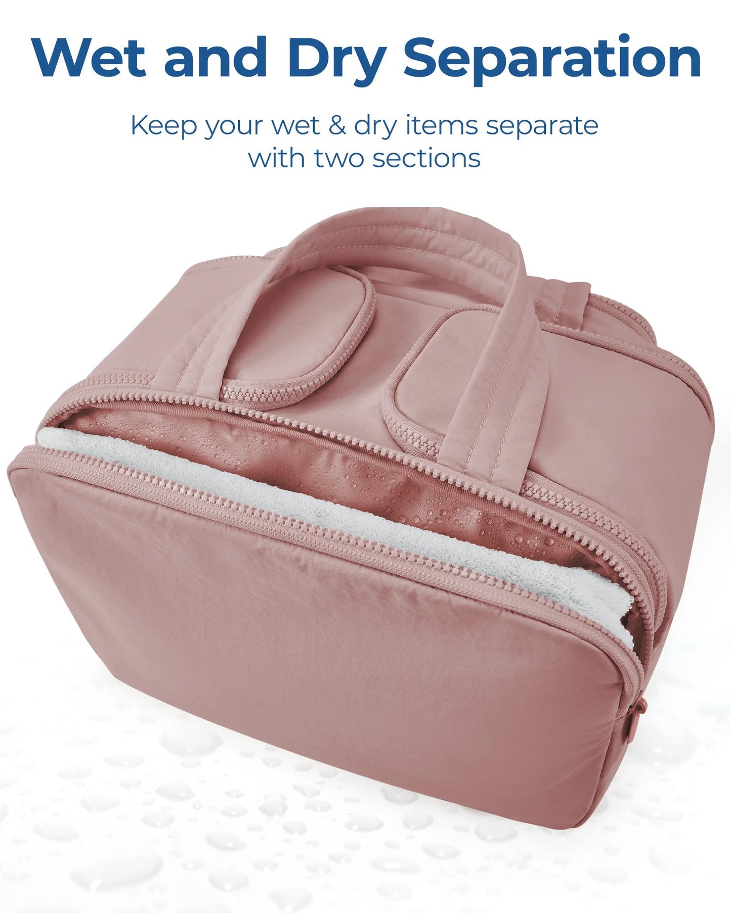 Large-Capacity Travel Toiletry Bag