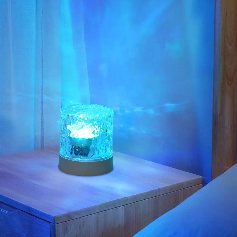 Crystal Ripple Projector Night Light