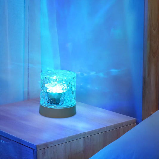 Crystal Ripple Projector Night Light