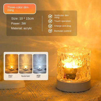 Crystal Ripple Projector Night Light