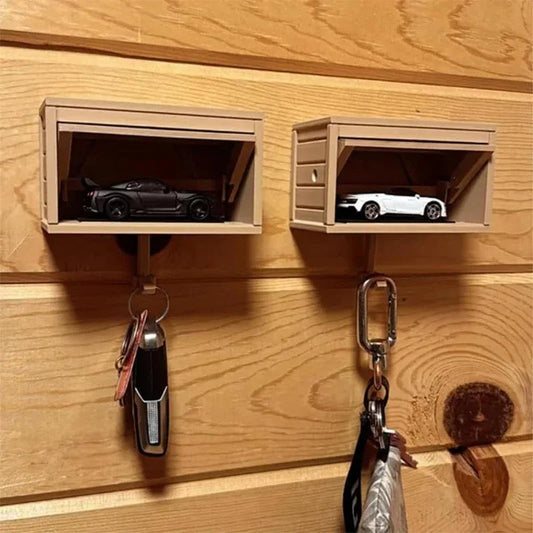 Fun Car Garage Key Holder for Wall