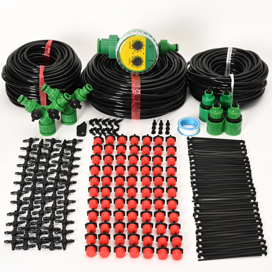 Drip Irrigation System With Automatic Timer