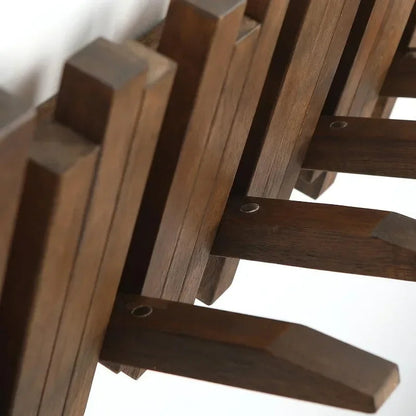Natural Wood Coat Hook Rack Wall-Mounted Flip Down Coat Holder