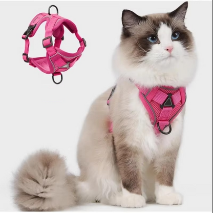 Reflective Cat Harness and Leash Set