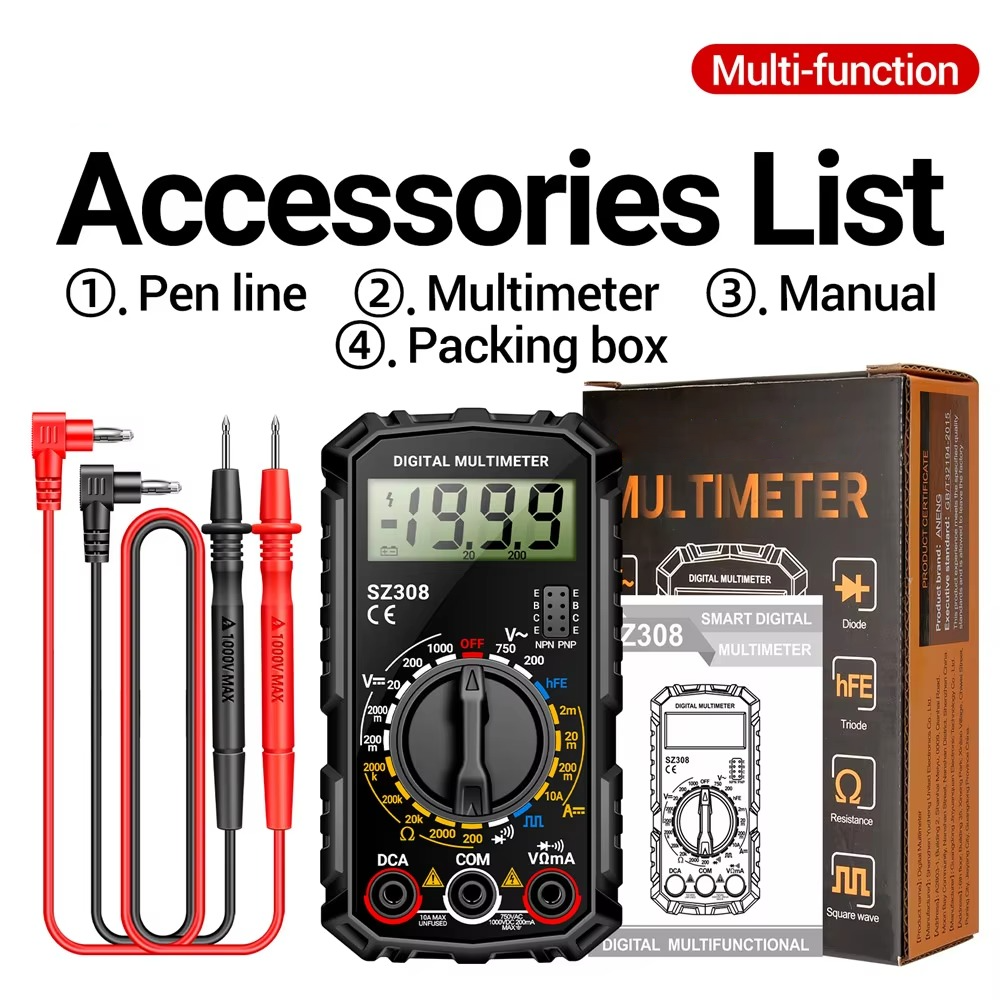 Electrical Test Kit With Digital Multimeter