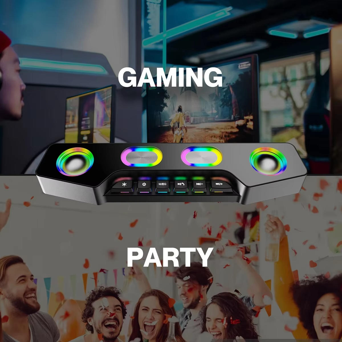 Wireless RGB Computer Speakers