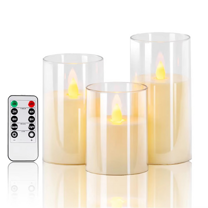 Realistic Flameless Candles With Remote