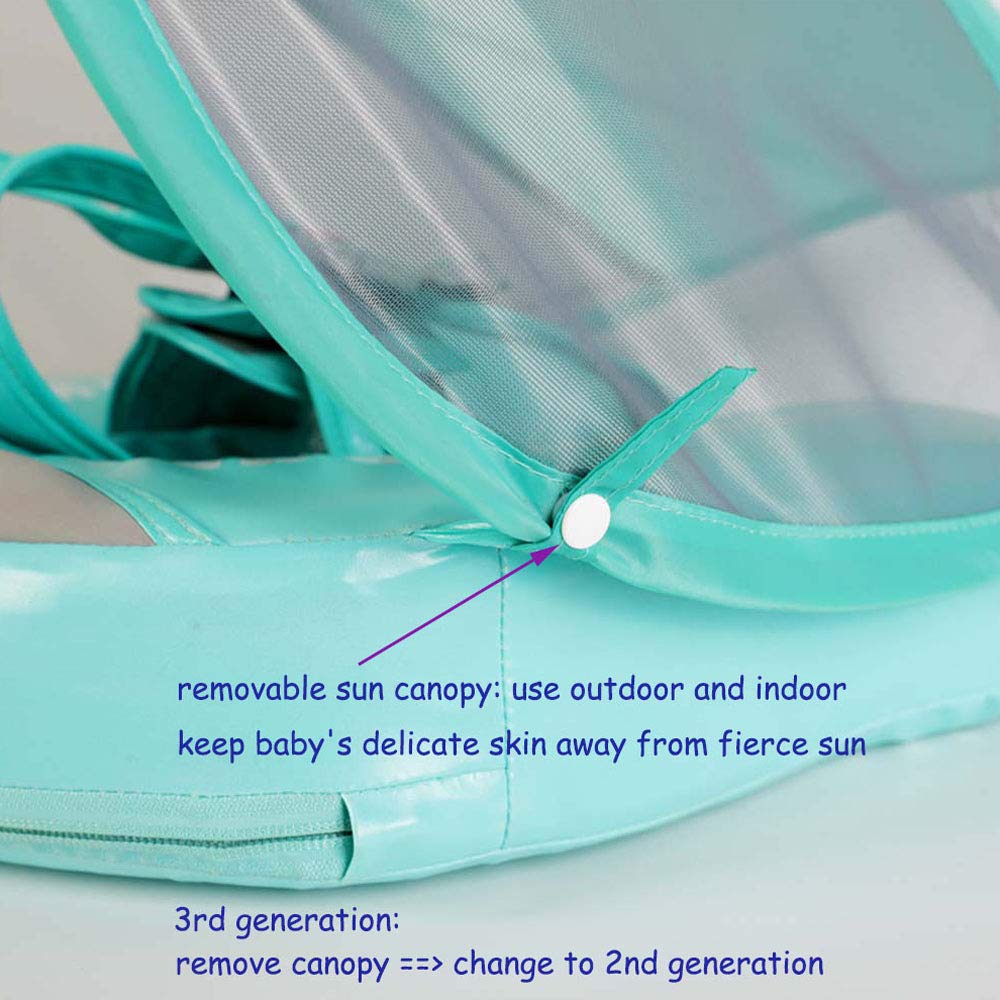 Infant & Toddler Safety Pool Floater With Sunshade