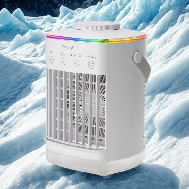 Mini Portable Aircon & Humidifier with LED