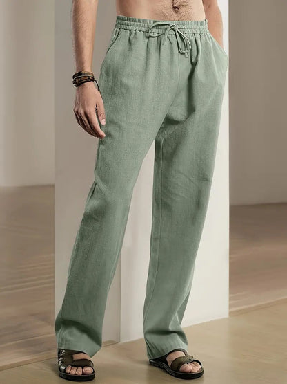 Baggy Linen Pants For Men