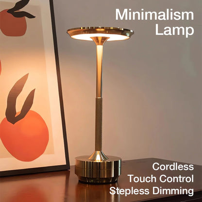 Cordless Table Lamp with Touch Control & Modern Nordic Design