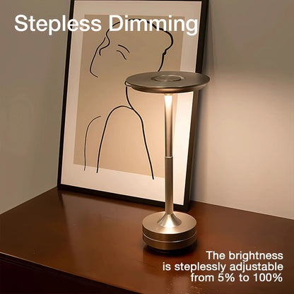 Cordless Table Lamp with Touch Control & Modern Nordic Design