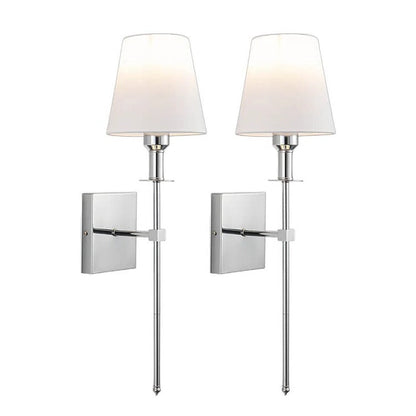 Rechargeable Wireless Wall Light Set (2 Pack) - Battery-Powered Indoor & Outdoor Lighting for Home, Patio, and Garden