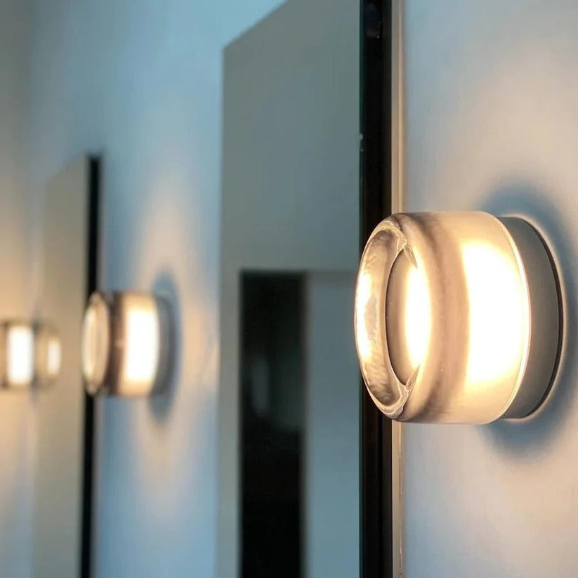Modern Dimple Glass LED Wall Sconce