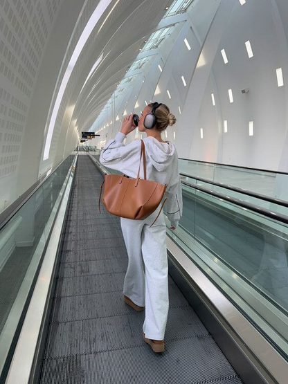 Vintage women's tote bag | Spacious shoulder bag