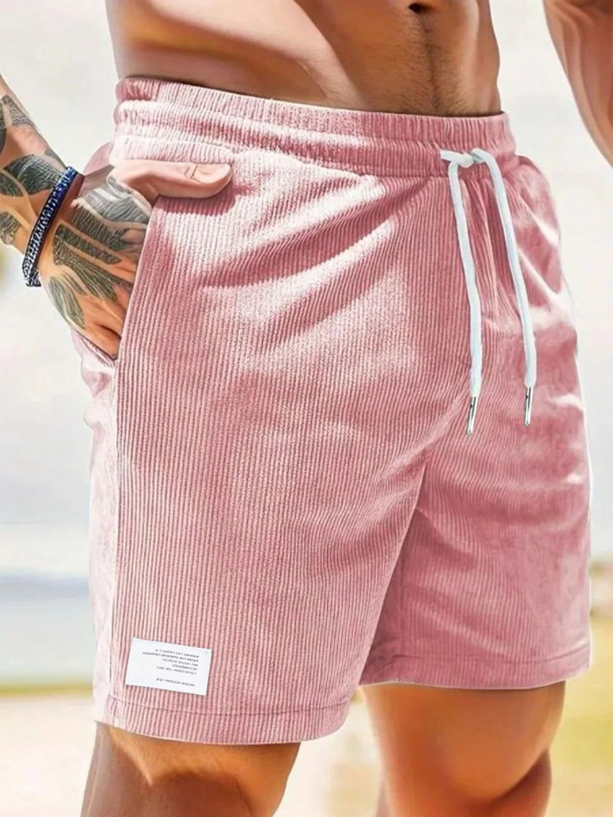 Men's Corduroy Leisure Shorts