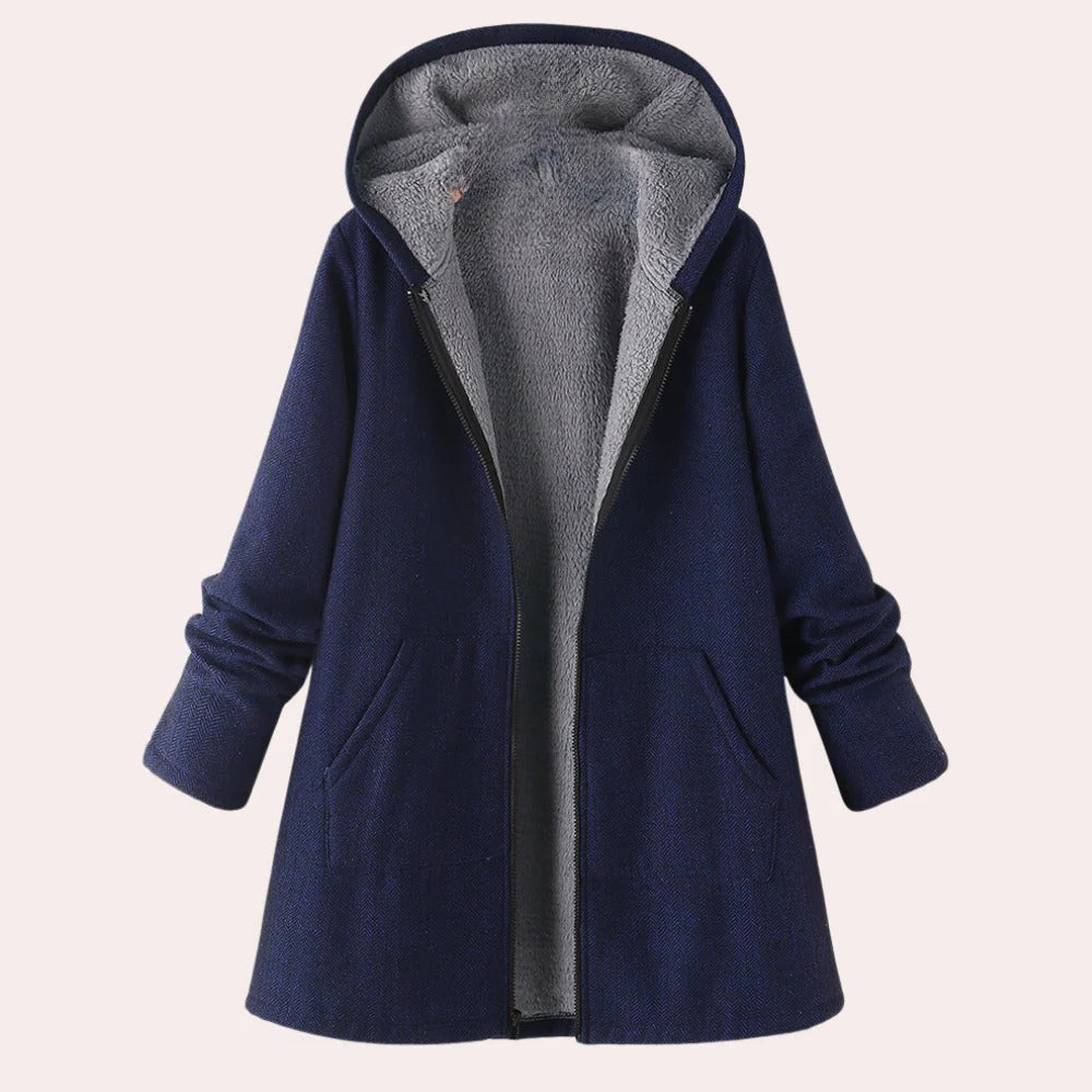 Women's Casual Warm Hooded Jacket