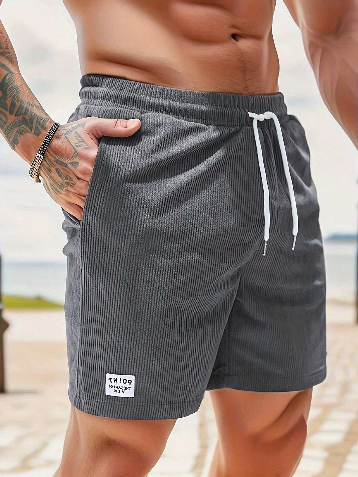 Men's Corduroy Leisure Shorts