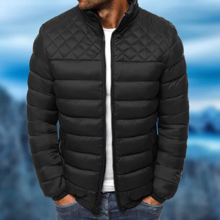 Men's Waterproof and Windproof Quilted Jacket