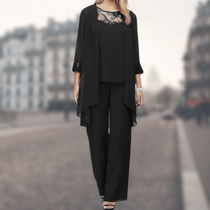 The Chic And Comfortable Three-Piece Ensemble