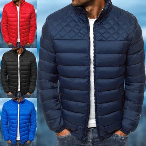 Men's Waterproof and Windproof Quilted Jacket