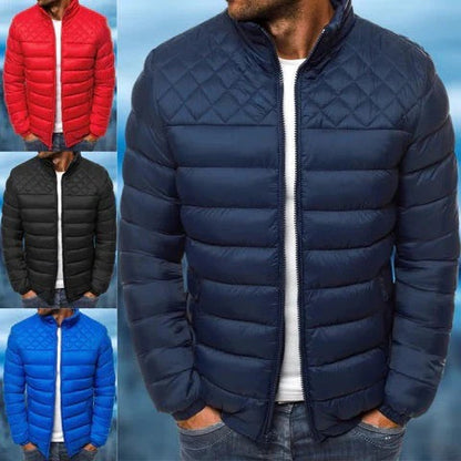 Men's Waterproof and Windproof Quilted Jacket