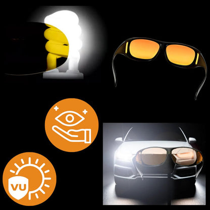 Night driving clarity glasses