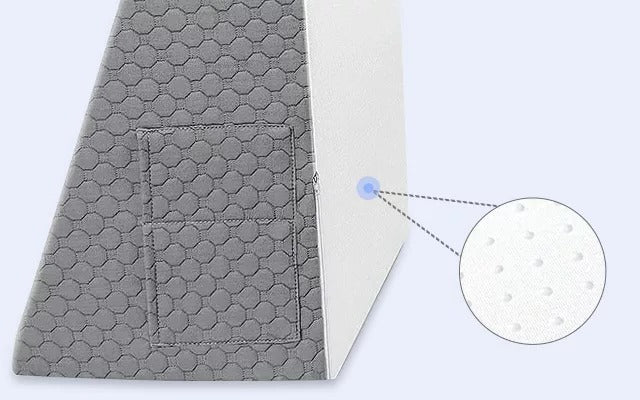 Triangle Memory Foam Wedge Pillow for Sleeping