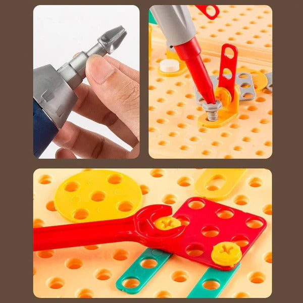 Children Electric Drill Puzzle Toolbox