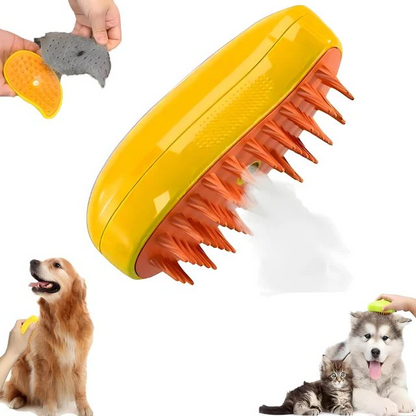 Steamy Dog Brush - No More Fur Everywhere