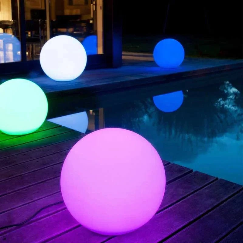 Outdoor Globe Light - Wireless, Weatherproof, 16 Colors LED Sphere light