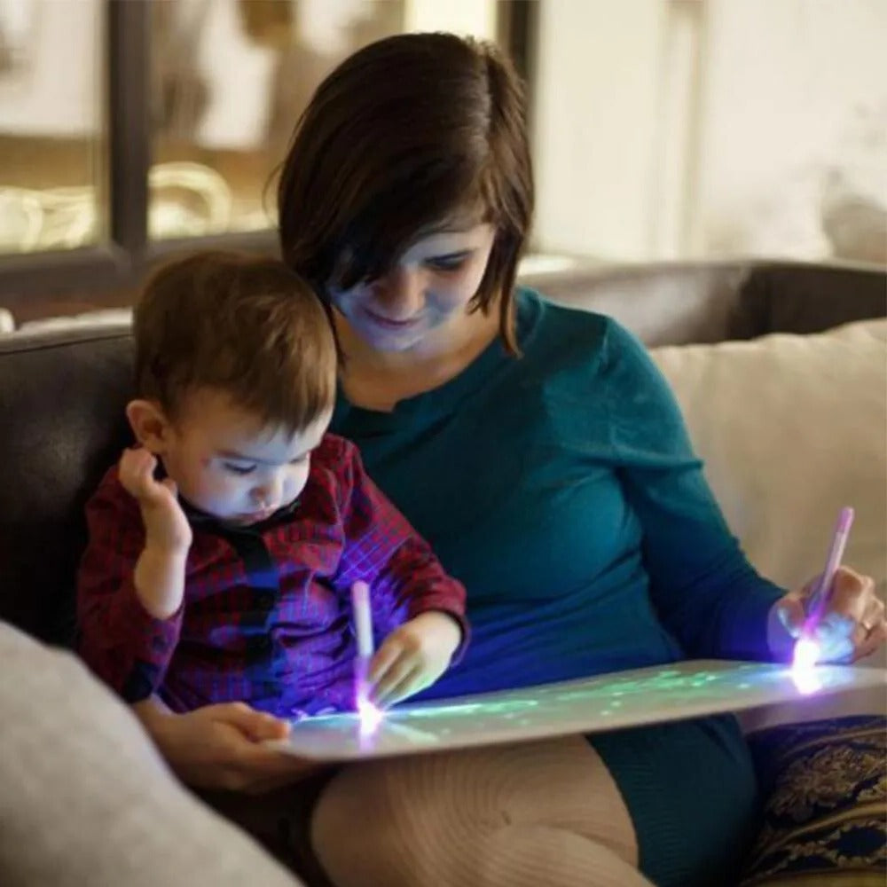 Magic LED Light Drawing Pad for kids