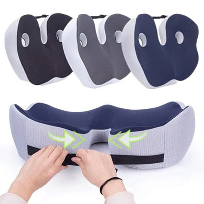 Adjustable Memory Foam Sit Bone Relief Seat Cushion