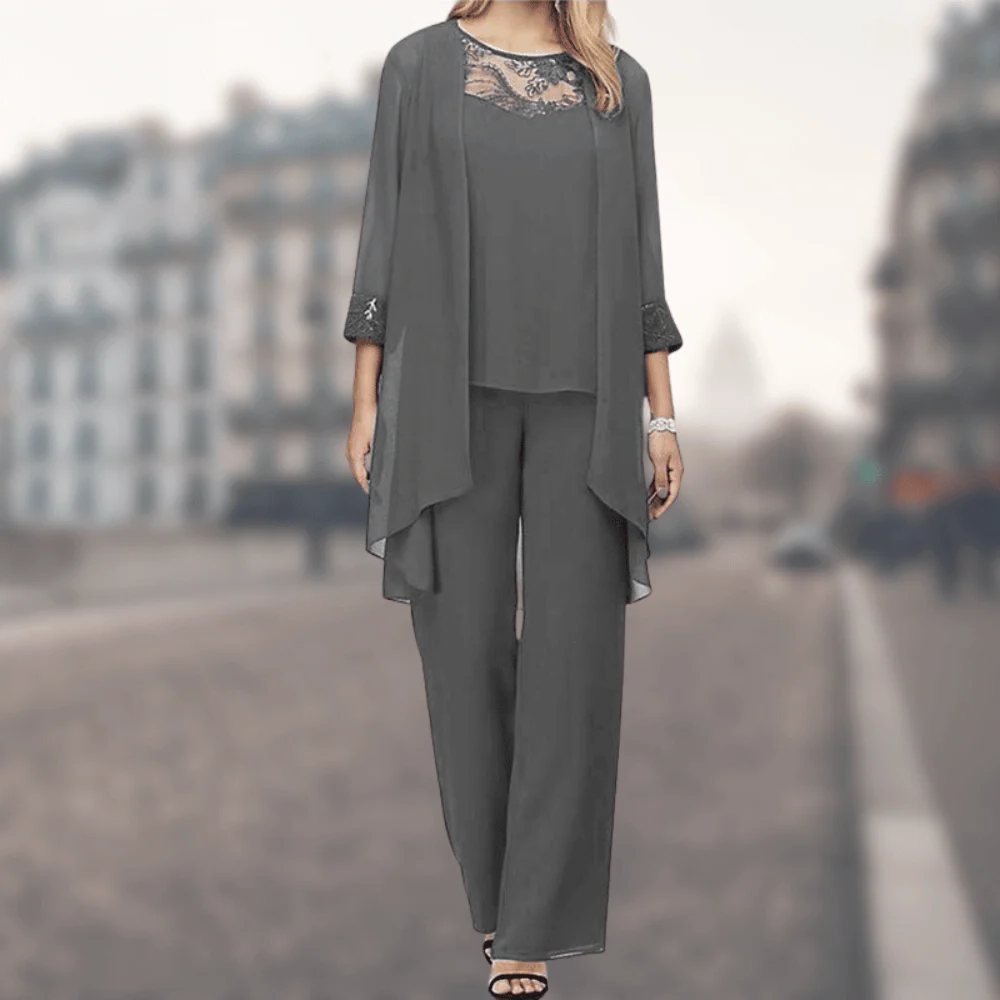 The Chic And Comfortable Three-Piece Ensemble
