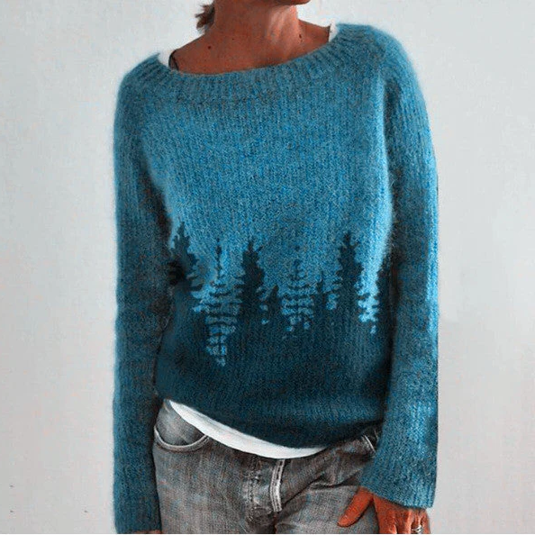 Women's retro sweater