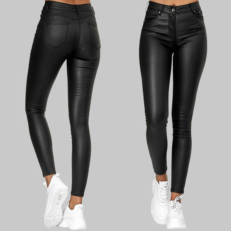 Skinny Leather Pants
