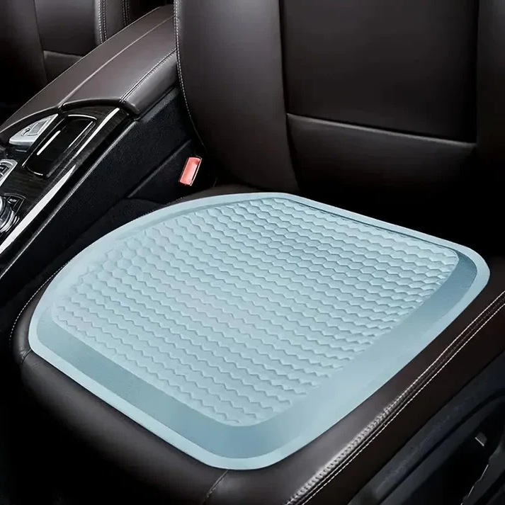 Car Seat Cushion with Breathable Cool Gel - Universal and Multifunctional, Provides Pressure Relief for Back and Tailbone Pain
