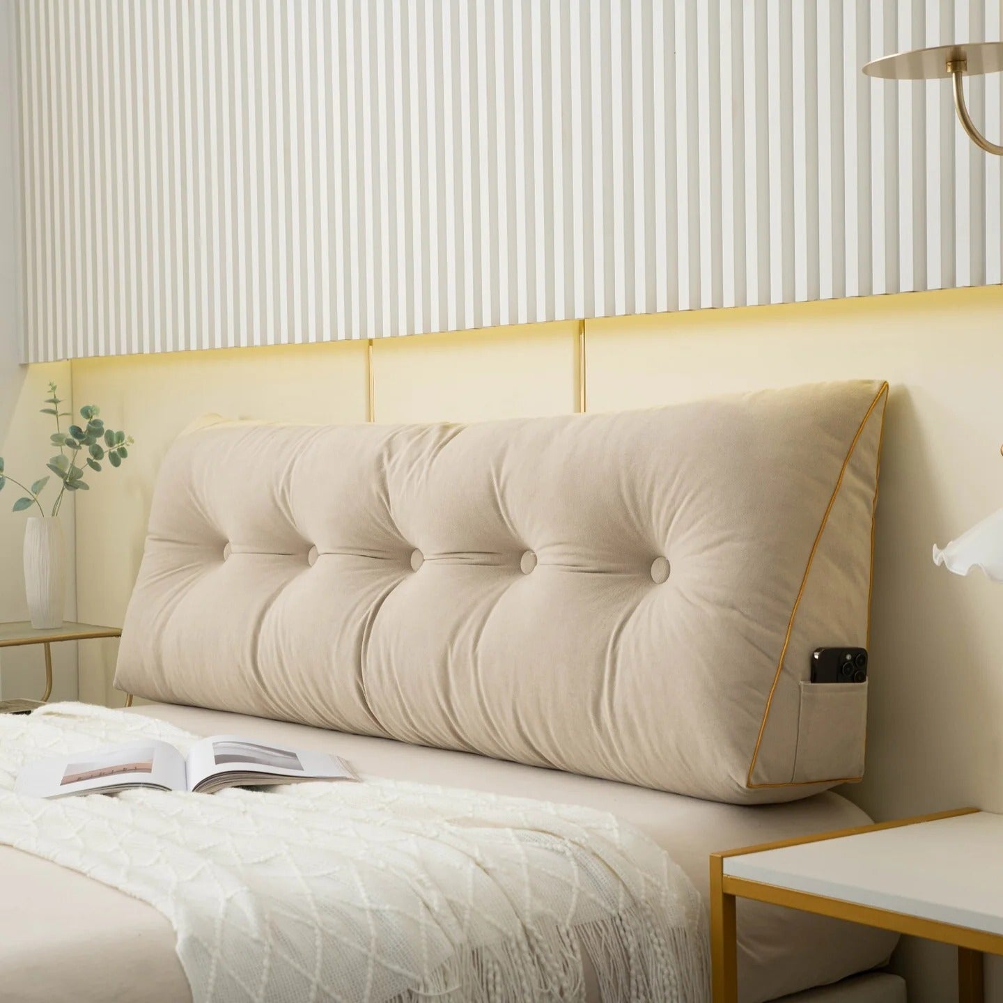 Luxury Chic Wedge Pillow