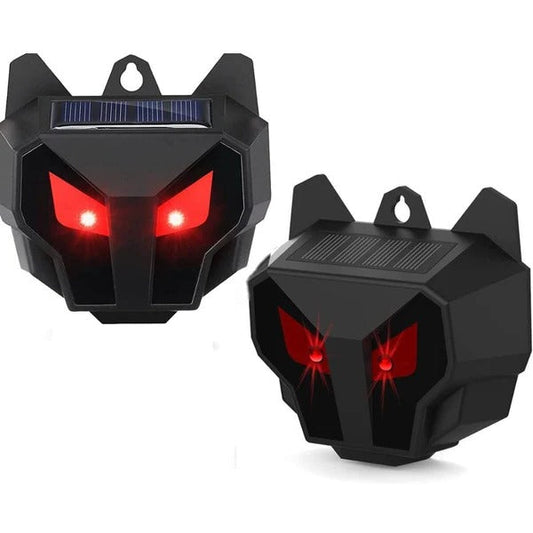 Solar Powered Outdoor Nocturnal Animal Repeller 2PCS