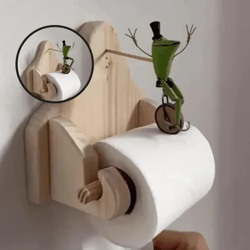 Frog Rider | Toilet Paper Holder