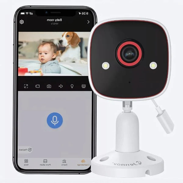 Home Security Surveillance Camera with Two Way Microphone